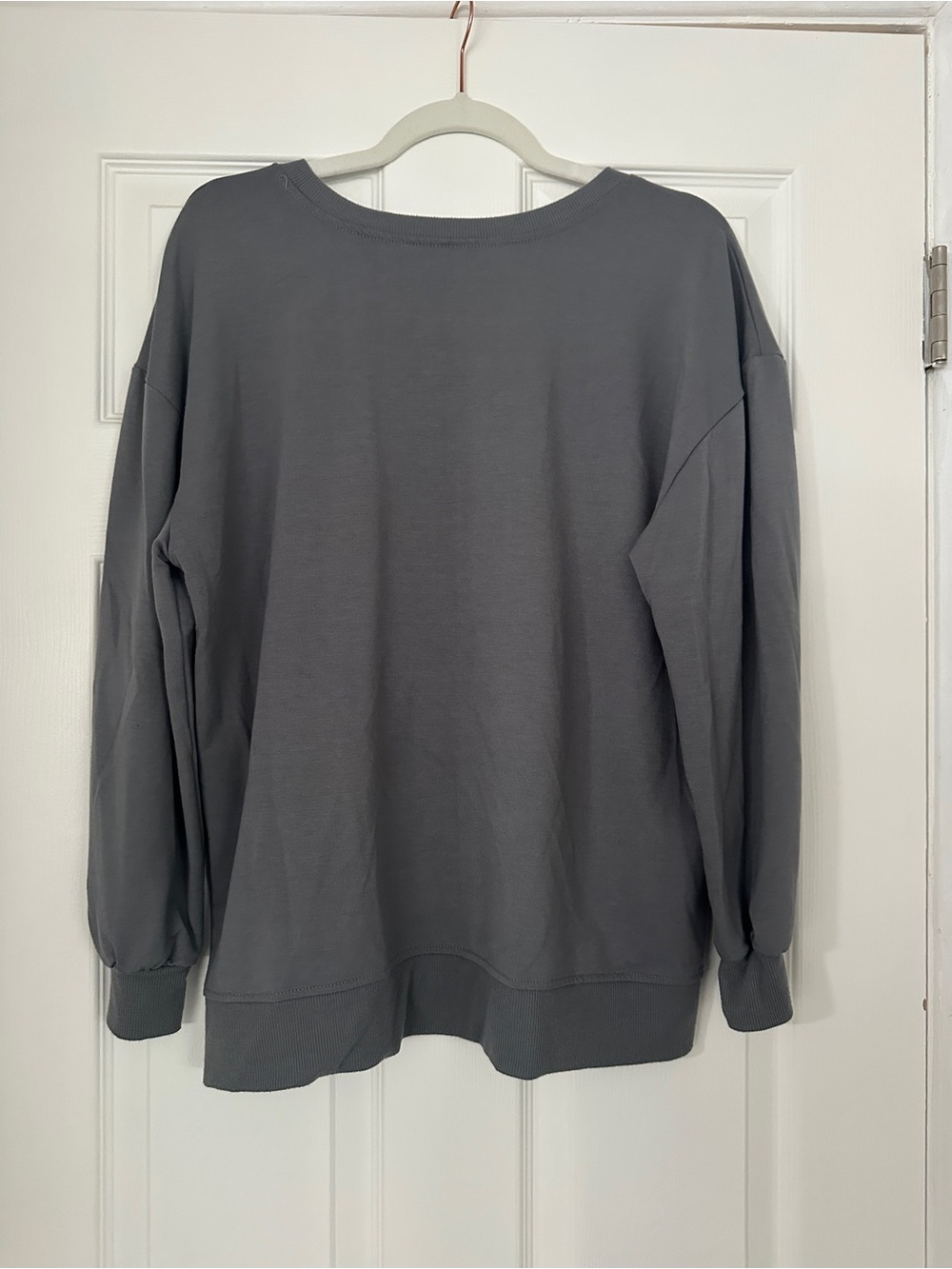 Disney Gray Sweatshirt with White Castle Accent - Picture 2 of 3